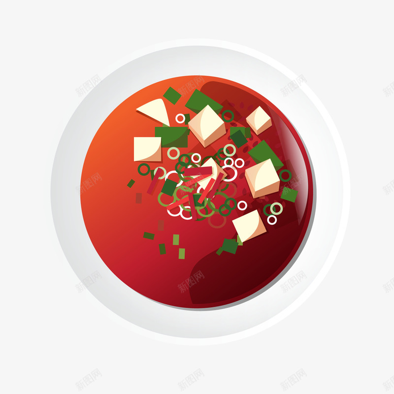 白色盘子汤菜食物元素矢量图ai免抠素材_88icon https://88icon.com 卡通插画 圆弧 扁平化 白色 盘子 蔬菜 豆腐 食物 矢量图
