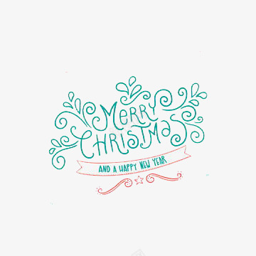 圣诞节日文字png免抠素材_88icon https://88icon.com merrychristmas 圣诞节 曲线 浅蓝 英文字母