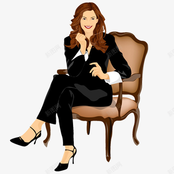 个人形象png免抠素材_88icon https://88icon.com 个人形象 向导 女性 职业 装饰元素