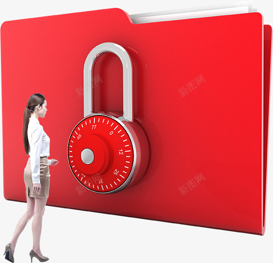 职业女性与加密文件夹png免抠素材_88icon https://88icon.com 加密文件夹 卡通文件夹 文件夹 红色文件夹 职业女性