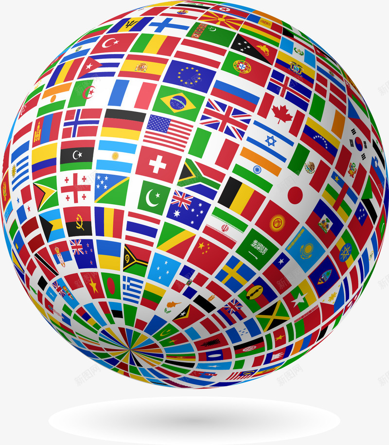 旗子国旗各国国旗球形png免抠素材_88icon https://88icon.com 国旗各国国旗 地球 球形
