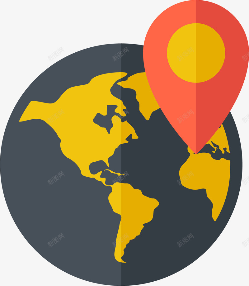 旅游卡通地球定位矢量图ai免抠素材_88icon https://88icon.com GPS 卡通手绘 地球 定位 旅游 矢量图PNG 矢量图
