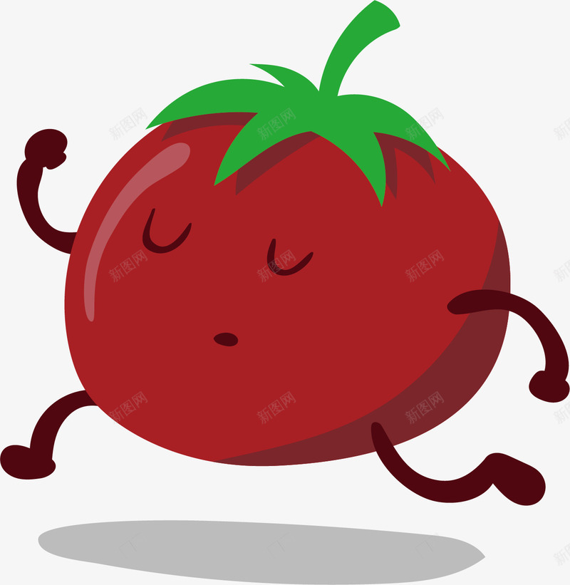 彩色圆弧奔跑的西红柿元素矢量图ai免抠素材_88icon https://88icon.com 圆弧 奔跑 弧度 弯曲 彩色 蔬菜插画 西红柿 食物 矢量图