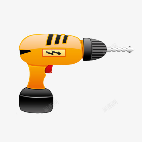 一把逼真的电钻png免抠素材_88icon https://88icon.com 修理工具 写实 卡通 手绘 机械工具 电钻