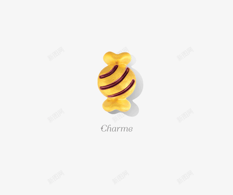 卡通糖果黄金饰品png免抠素材_88icon https://88icon.com 卡通 糖果 饰品 黄金
