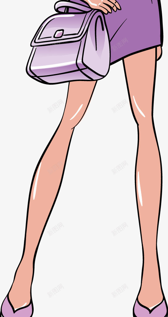 女性插画人物png免抠素材_88icon https://88icon.com 时尚女性 服装画 矢量人物 青年女性