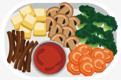 蔬菜摆盘png图片下载 蔬菜摆盘素材