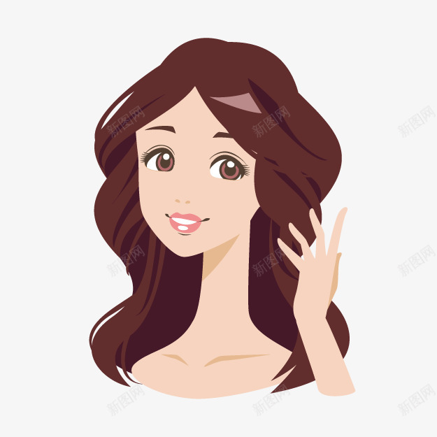女性发型png免抠素材_88icon https://88icon.com 动漫 卡通女孩 卡通女性 发型展示 发型模特 可爱女孩 女孩 女性 女性发型 女性模特 手绘女孩