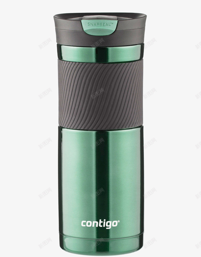 绿色保温杯png免抠素材_88icon https://88icon.com 产品实物 商务水杯 水杯 泡茶杯子 礼品杯子