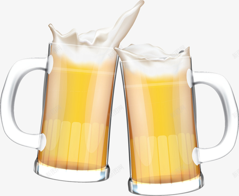 节日聚会干杯啤酒矢量图ai免抠素材_88icon https://88icon.com 啤酒 干杯啤酒 矢量png 聚会 聚会啤酒 节日干杯 矢量图