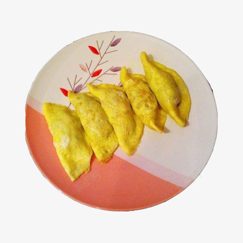 五个蛋饺png免抠素材_88icon https://88icon.com 传统美食 美食 蛋饺 餐饮美食 饺子 黄金饺