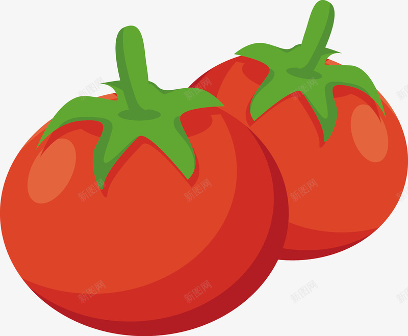 卡通西红柿png免抠素材_88icon https://88icon.com 红色 维生素 蔬菜 食品