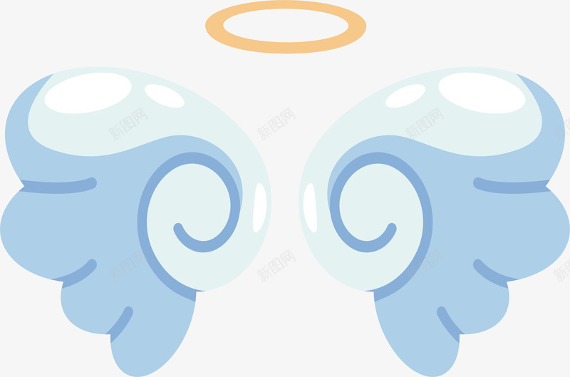 精美天使翅膀插画矢量图ai免抠素材_88icon https://88icon.com 卡通 天使 天使与魔鬼 天使光圈 天使翅膀 插画 矢量图 翅膀 翅膀插画