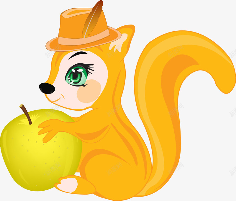 抱着苹果的松鼠png免抠素材_88icon https://88icon.com 动物插画 卡通动物 卡通动物漫画 松鼠 生物世界 苹果 陆地动物