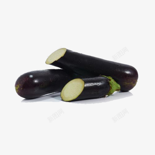 长茄子png免抠素材_88icon https://88icon.com 产品实物 茄子 蔬菜茄子 长茄子