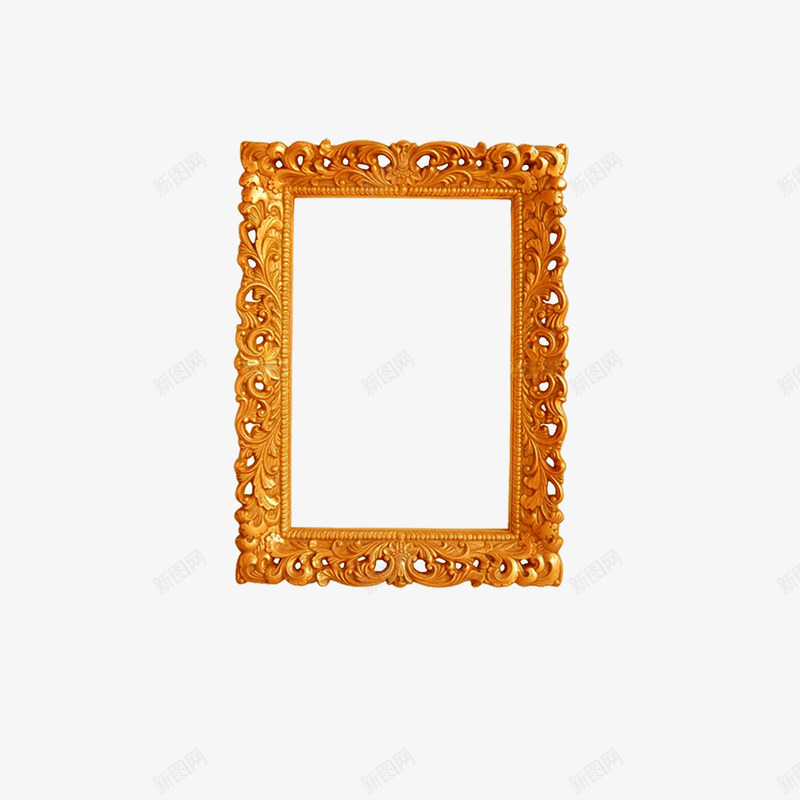 欧式相框png免抠素材_88icon https://88icon.com 木质相框 欧式相框 照片框 相框 黄金相框