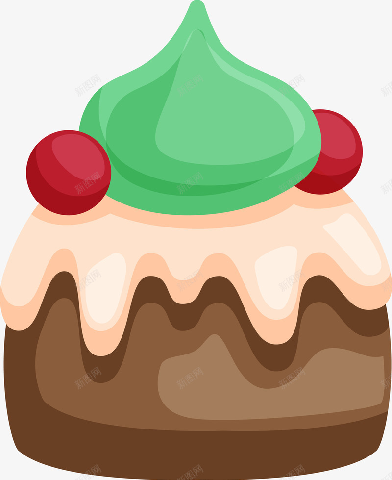 美丽糖果png免抠素材_88icon https://88icon.com 卡通有趣 扁平化 樱桃 矢量图案 糖果 美食