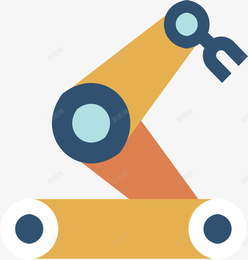 橘色人工智能手臂矢量图ai免抠素材_88icon https://88icon.com AI技术 人工智能 手臂 机械手臂 机械臂 矢量png 矢量图