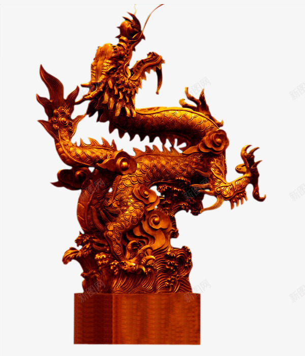 黄金盘龙玉玺png免抠素材_88icon https://88icon.com 玉玺 黄金