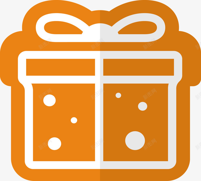 礼品盒饼干矢量图ai免抠素材_88icon https://88icon.com 礼品盒 饼干 矢量图