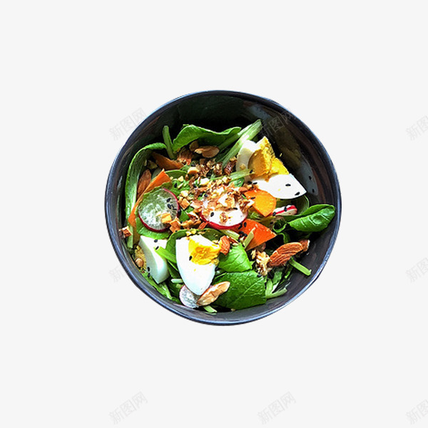 鸡蛋蔬菜沙拉png免抠素材_88icon https://88icon.com 产品实物 减肥餐 西红柿