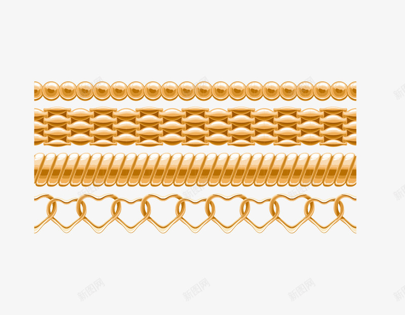 各式黄金链条png免抠素材_88icon https://88icon.com 各式黄金链条 大金链 金属 链条 黄金 黄金链条