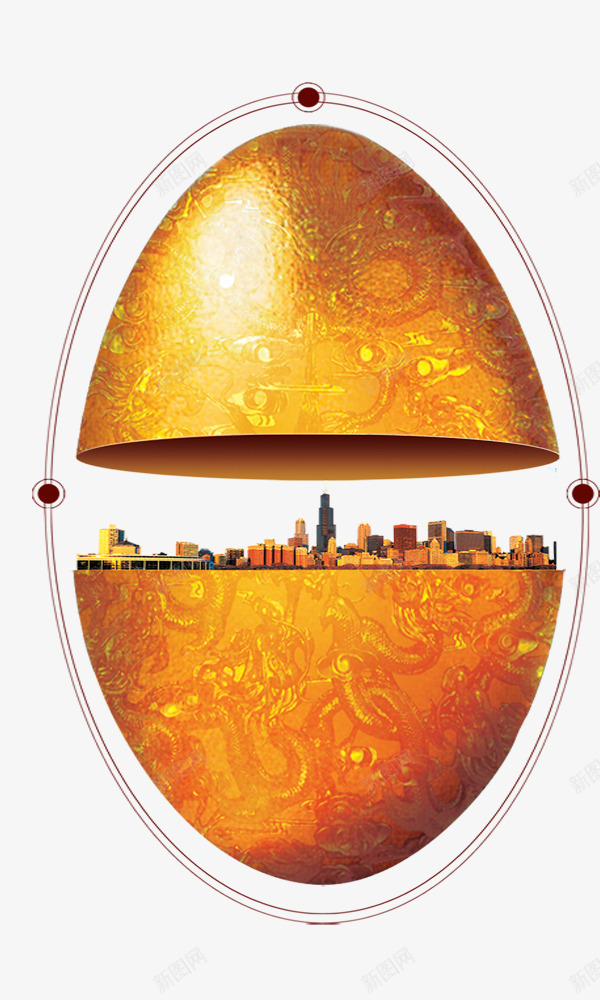 黄金商业区元素png免抠素材_88icon https://88icon.com 商业区元素 城市 都市区 金子 黄金