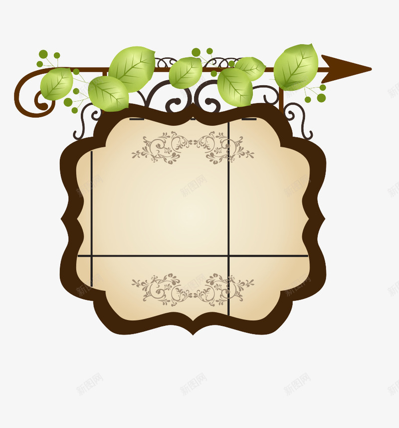 铁艺店招png免抠素材_88icon https://88icon.com 店铺指示牌 异形指示 铁艺店招 门牌
