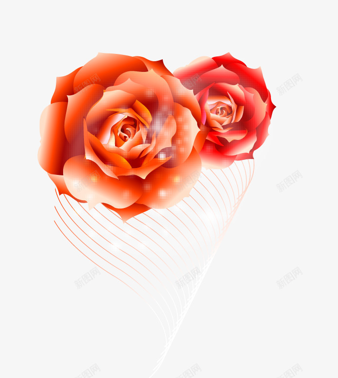 精美梦幻玫瑰花曲线线条png免抠素材_88icon https://88icon.com 曲线 梦幻 玫瑰花 精美 线条