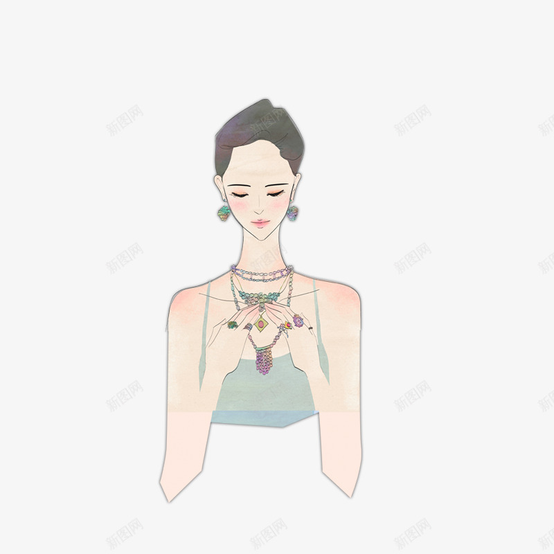 粉色现代海报装饰png免抠素材_88icon https://88icon.com 买买买 女人 女性 海报 现代 装饰 购物 逛街