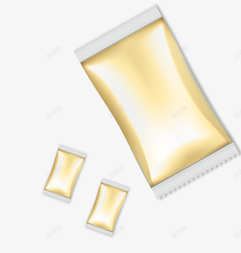 糖果包装矢量图ai免抠素材_88icon https://88icon.com 金色包装 高清 矢量图