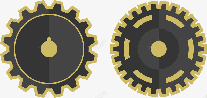 古铜色齿轮链条png免抠素材_88icon https://88icon.com 古铜色 机械 金属 铰接 链条 齿轮 齿轮链条