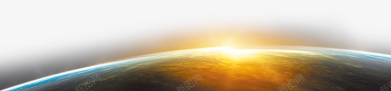 地表线png免抠素材_88icon https://88icon.com 地球 地表线 科幻