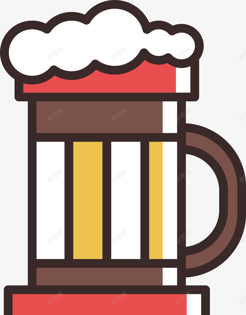 精美扎啤杯png免抠素材_88icon https://88icon.com 啤酒 啤酒杯 杯子设计 精美 聚会