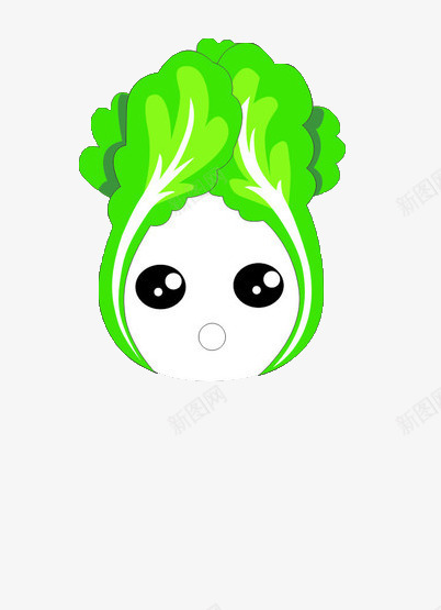 手绘大白菜png免抠素材_88icon https://88icon.com 大白菜 手绘 有机蔬菜 生食 绿色 食物