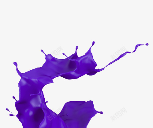 飞溅的紫色液体png免抠素材_88icon https://88icon.com 油漆 液体 紫色染料 装饰 迸溅的液体 飞溅的