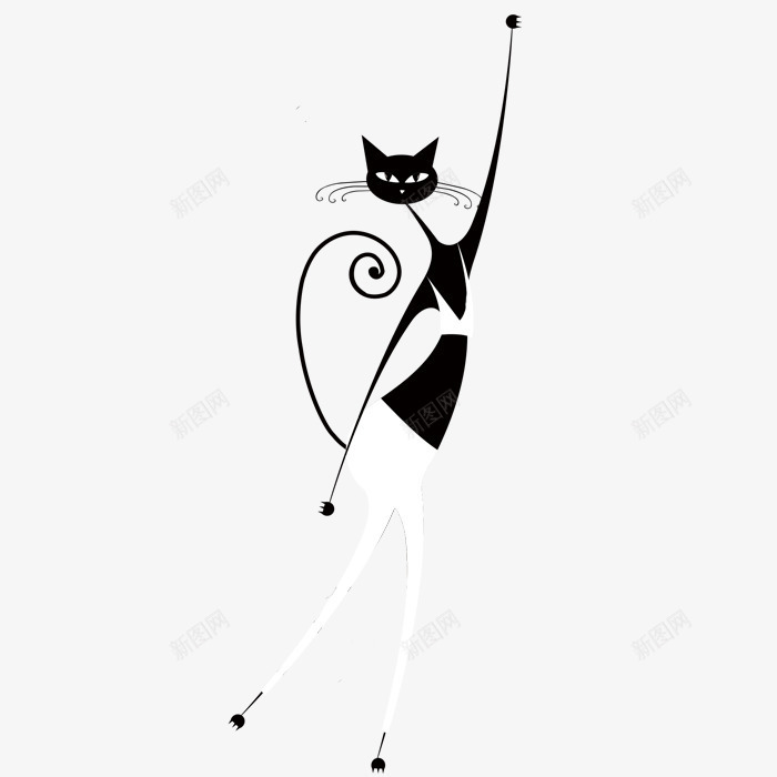 穿衣服的猫咪png免抠素材_88icon https://88icon.com 一只 内衣 卡通 手绘 猫咪 白色 简图 衣服 裤子