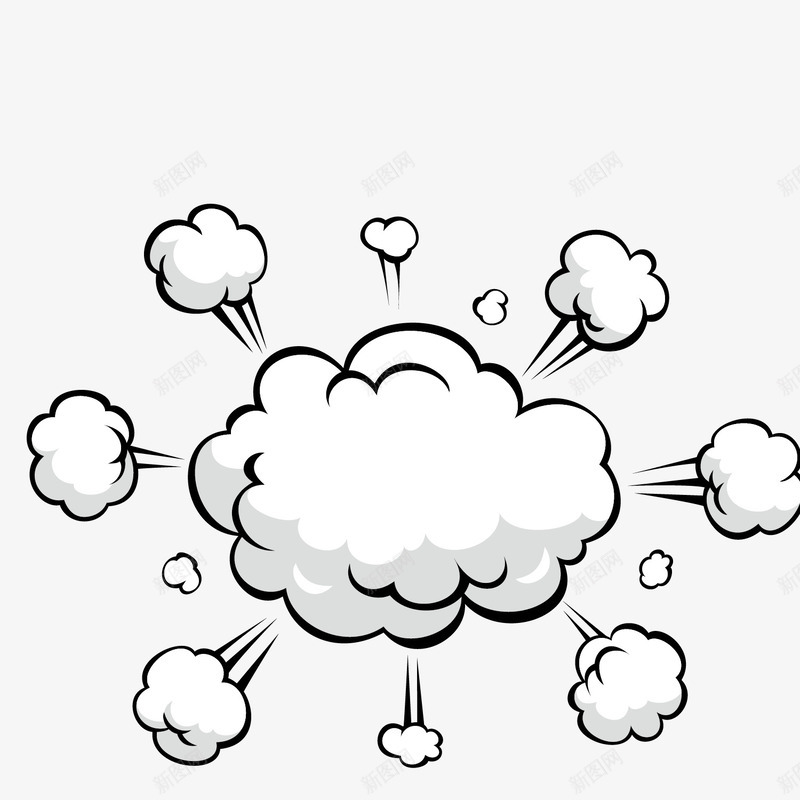 爆炸气体png免抠素材_88icon https://88icon.com 图案 气体 爆炸