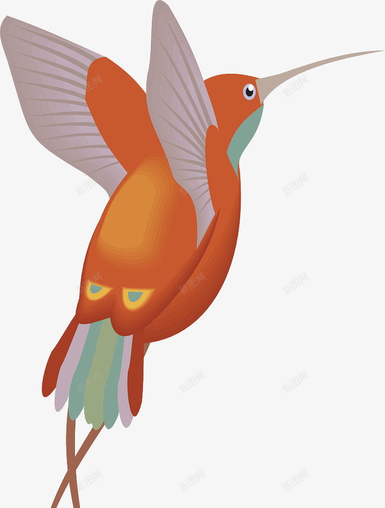 飞行的蜂鸟png免抠素材_88icon https://88icon.com 煽动 翅膀 蜂鸟 飞行