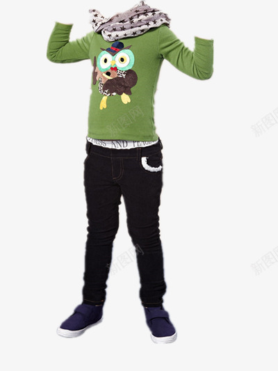 童装png免抠素材_88icon https://88icon.com 两件套 套装 小孩衣服 小男孩