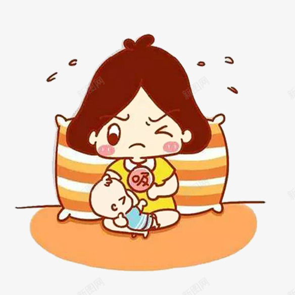 卡通宝宝吃母乳png免抠素材_88icon https://88icon.com 亲子 卡通 吃奶 喂奶 宝宝 宝宝吃奶 母乳 母婴