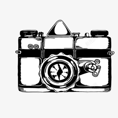 简笔画相机png免抠素材_88icon https://88icon.com 个性相机 照相机 白色相机 相机