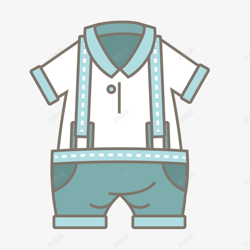 卡通手绘可爱婴儿衣服矢量图eps免抠素材_88icon https://88icon.com 免抠图PNG 卡通 可爱 婴儿 手绘 衣服 矢量图
