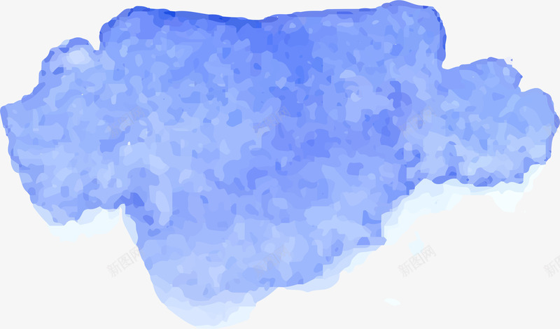 蓝色水彩墨迹矢量图ai免抠素材_88icon https://88icon.com VI 动感墨迹 墨痕 墨迹素材 墨迹背景 彩色笔刷 手绘 水墨 水彩 泼墨 涂鸦 蓝色 矢量图