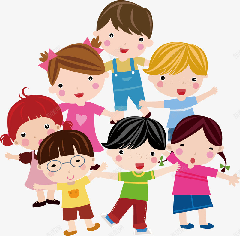 手绘卡通快乐幼儿园小人png免抠素材_88icon https://88icon.com 卡通 小人 幼儿园 快乐