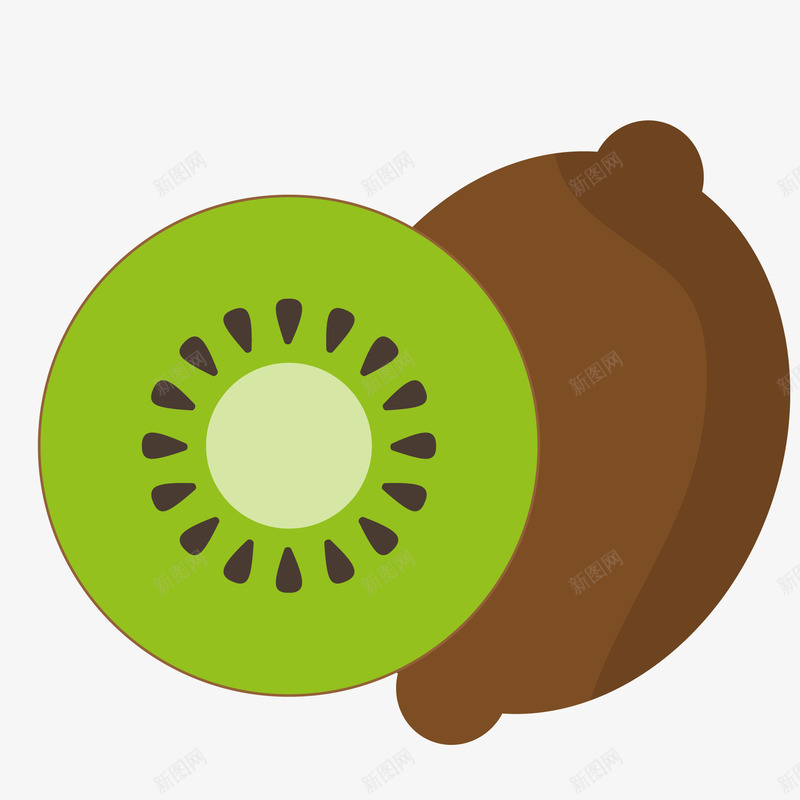 水果果汁标签矢量图ai免抠素材_88icon https://88icon.com 奇异果 新鲜 果汁 标签设计 水果 猕猴桃 矢量图