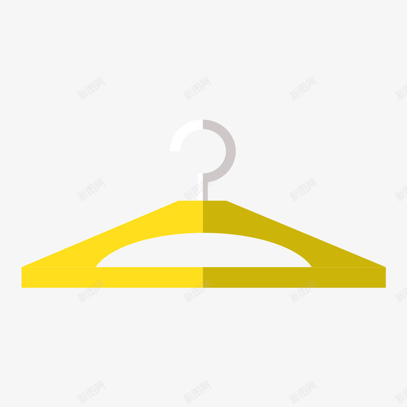 衣服撑png免抠素材_88icon https://88icon.com 晾衣架 素材 衣服 金色