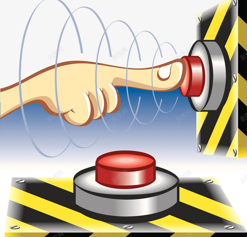 按下警报灯png免抠素材_88icon https://88icon.com 卡通警报灯按钮 危险 安全 手指 报警 按钮 紧急 警报灯 警报灯按钮免抠 警示