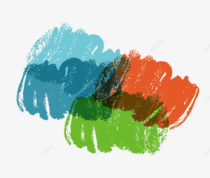 个性四色彩铅笔刷混合psd免抠素材_88icon https://88icon.com 四色 四色混合 彩色铅笔 彩铅 彩铅笔刷 混合 笔刷