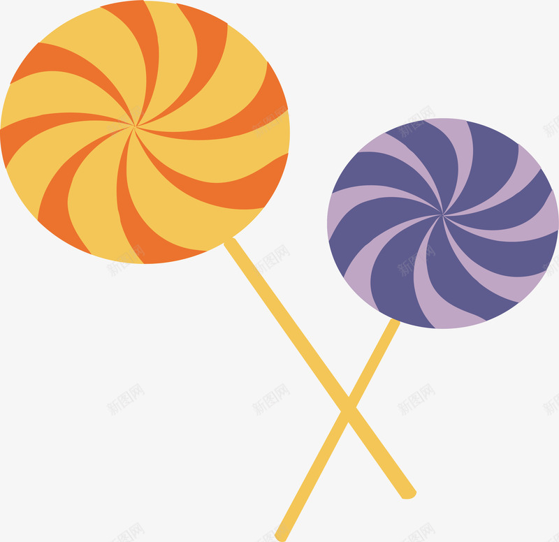 万圣节棒棒糖矢量图ai免抠素材_88icon https://88icon.com 万圣节 万圣节糖果 不给糖就捣乱 棒棒糖 矢量png 糖果 矢量图